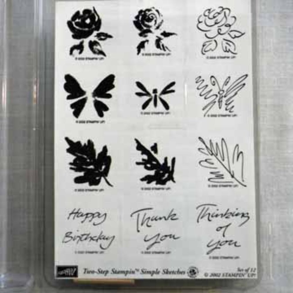 Stampin' Up! Simple Sketches Stamp Set - New